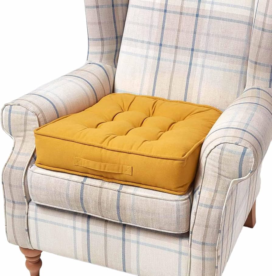 Mustard Armchair Booster Cushion Large